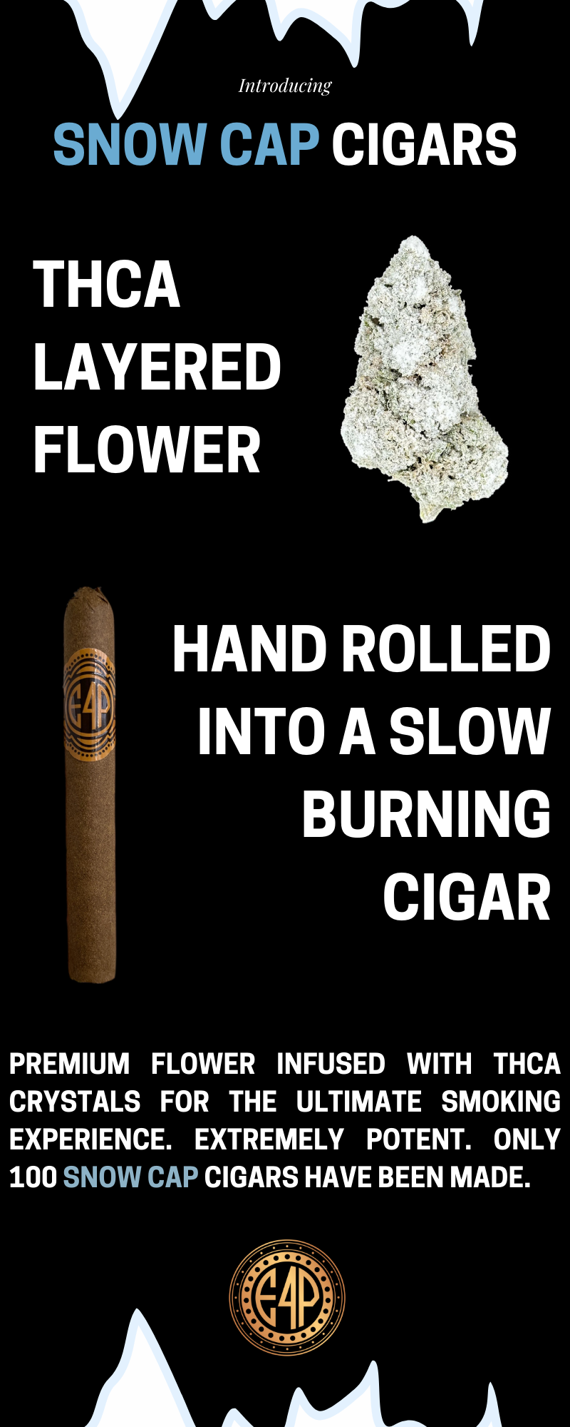 Snow Cap Blunt Cigar - E4P