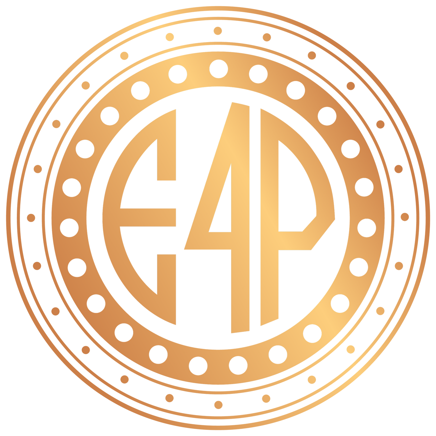 E4P Cigars Gold Stamp Logo