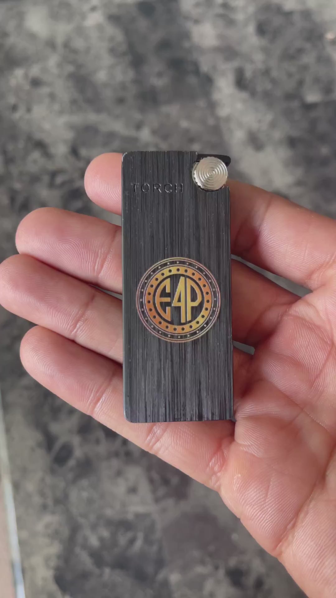 Laser Engraved Torch Lighter E4P