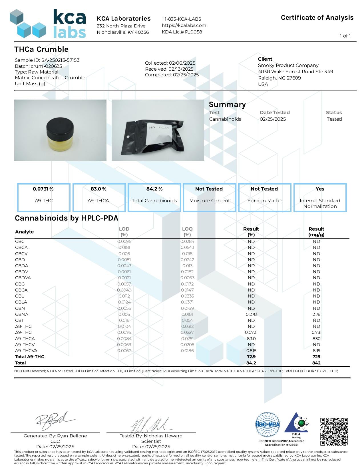 Grease Monkey THCA Live Resin Crumble